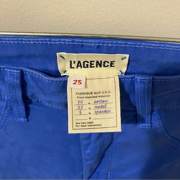 L’Agence Margot High Rise Skinny Pant in Light Harbor Blue - Picture 11 of 15